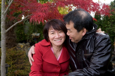 Happy couple