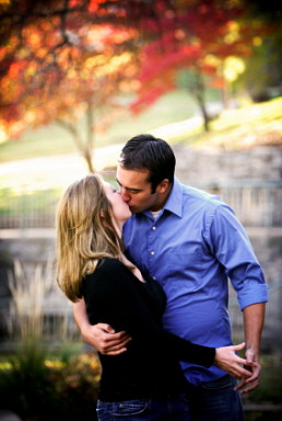 Couple kissing