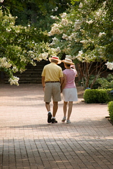 Couple on walk