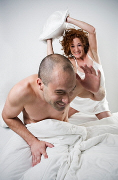 Couple in bed