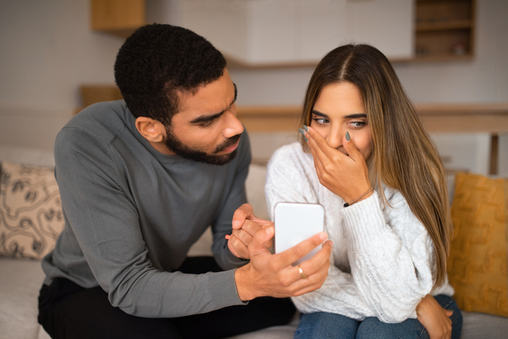 wife caught cheating