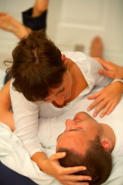 Couple in bed
